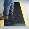ergonomic anti fatigue mat with yellow edging